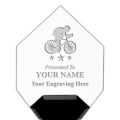 7" CREST DIAMOND ACRYLIC