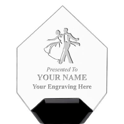 7" CREST DIAMOND ACRYLIC