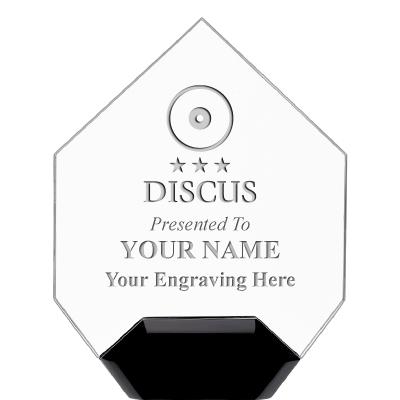 7" CREST DIAMOND ACRYLIC