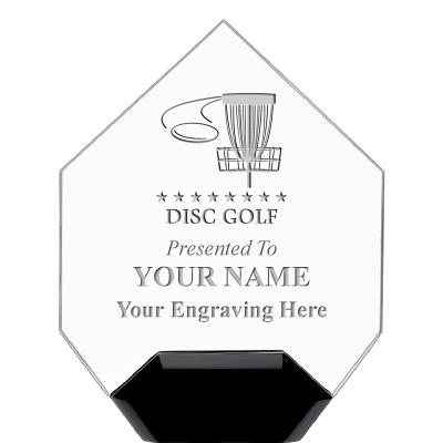 7" CREST DIAMOND ACRYLIC