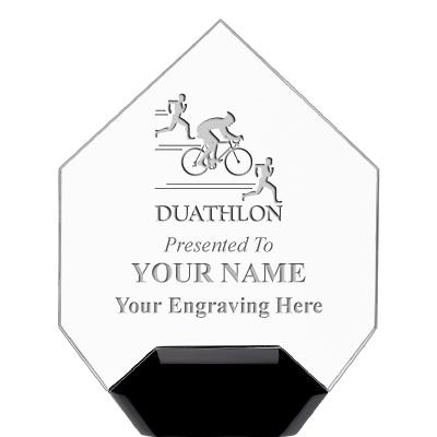 7" CREST DIAMOND ACRYLIC