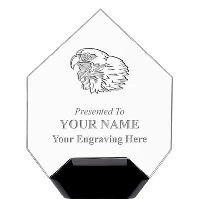 7" CREST DIAMOND ACRYLIC