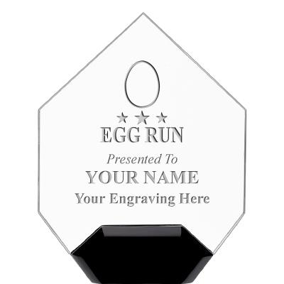 7" CREST DIAMOND ACRYLIC