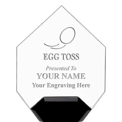 7" CREST DIAMOND ACRYLIC