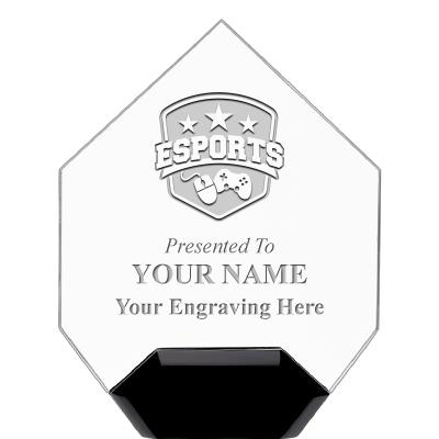 7" CREST DIAMOND ACRYLIC