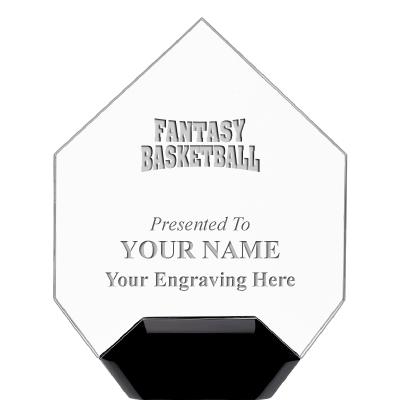 7" CREST DIAMOND ACRYLIC