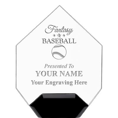 7" CREST DIAMOND ACRYLIC