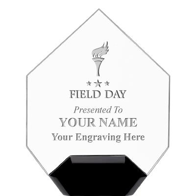 7" CREST DIAMOND ACRYLIC