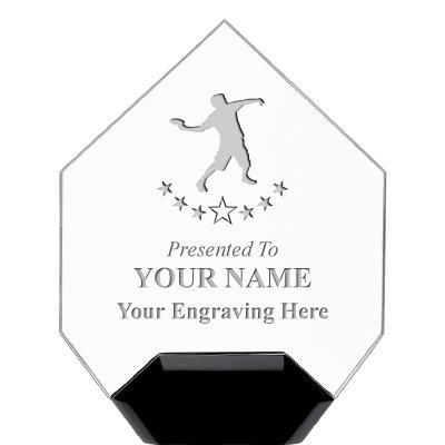 7" CREST DIAMOND ACRYLIC