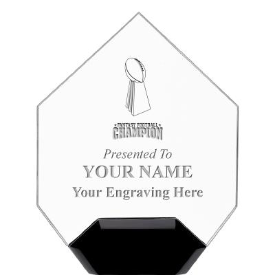 7" CREST DIAMOND ACRYLIC