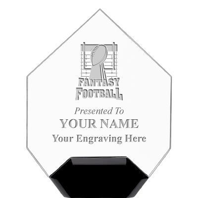 7" CREST DIAMOND ACRYLIC