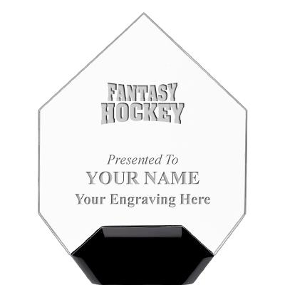 7" CREST DIAMOND ACRYLIC