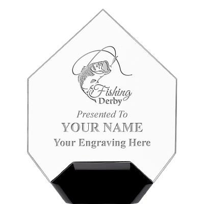 7" CREST DIAMOND ACRYLIC