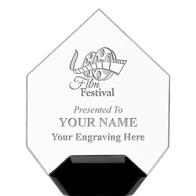 7" CREST DIAMOND ACRYLIC