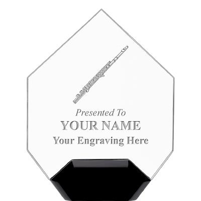 7" CREST DIAMOND ACRYLIC