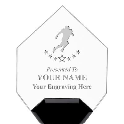 7" CREST DIAMOND ACRYLIC