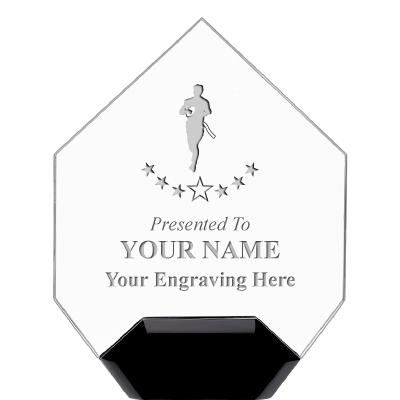 7" CREST DIAMOND ACRYLIC