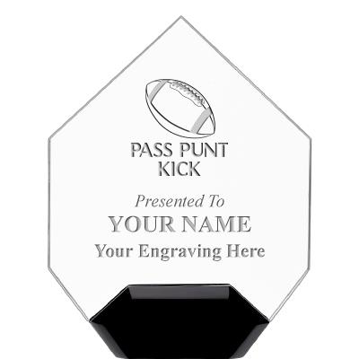 7" CREST DIAMOND ACRYLIC