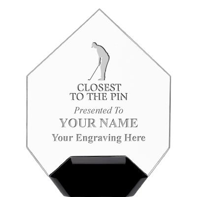 7" CREST DIAMOND ACRYLIC