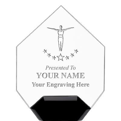 7" CREST DIAMOND ACRYLIC