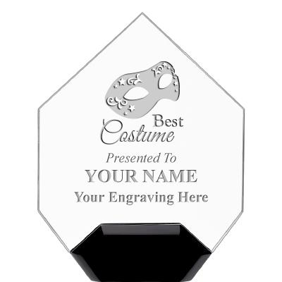 7" CREST DIAMOND ACRYLIC