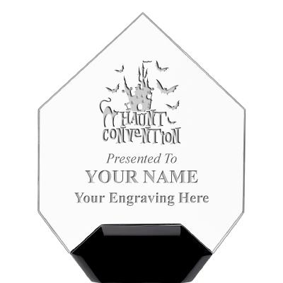 7" CREST DIAMOND ACRYLIC