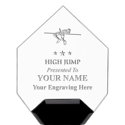 7" CREST DIAMOND ACRYLIC