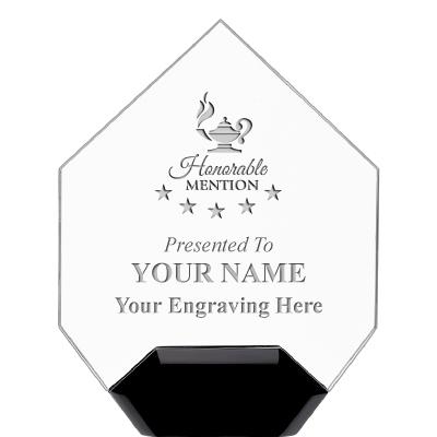 7" CREST DIAMOND ACRYLIC