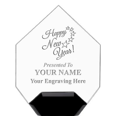 7" CREST DIAMOND ACRYLIC