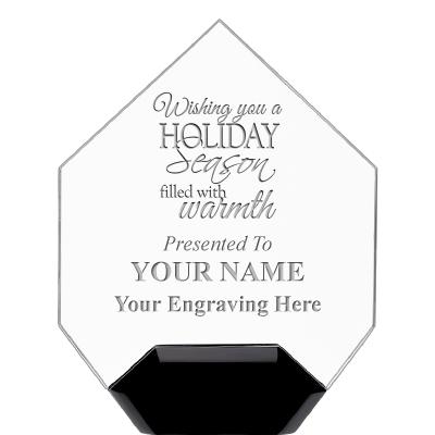 7" CREST DIAMOND ACRYLIC