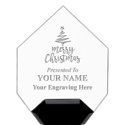 7" CREST DIAMOND ACRYLIC