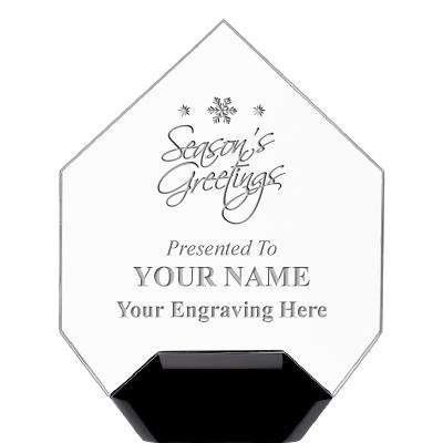 7" CREST DIAMOND ACRYLIC