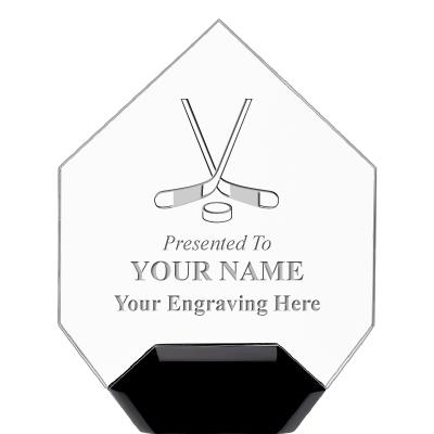 7" CREST DIAMOND ACRYLIC