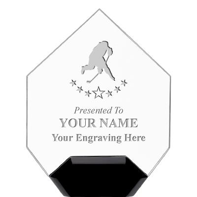 7" CREST DIAMOND ACRYLIC