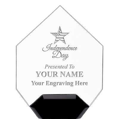 7" CREST DIAMOND ACRYLIC