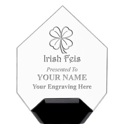 7" CREST DIAMOND ACRYLIC