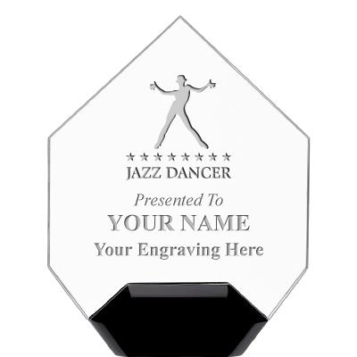 7" CREST DIAMOND ACRYLIC