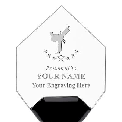 7" CREST DIAMOND ACRYLIC