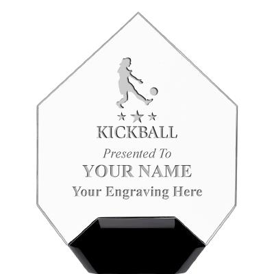 7" CREST DIAMOND ACRYLIC