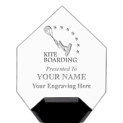 7" CREST DIAMOND ACRYLIC