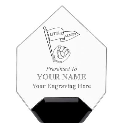 7" CREST DIAMOND ACRYLIC