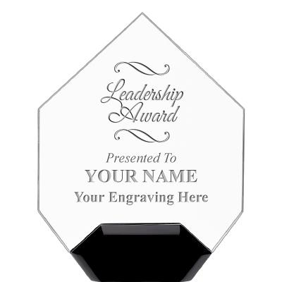 7" CREST DIAMOND ACRYLIC