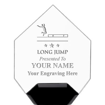 7" CREST DIAMOND ACRYLIC