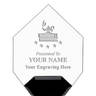 7" CREST DIAMOND ACRYLIC