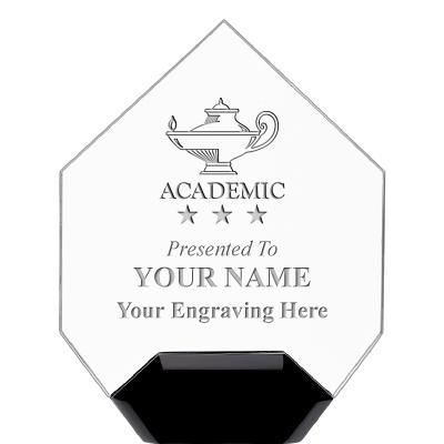 7" CREST DIAMOND ACRYLIC