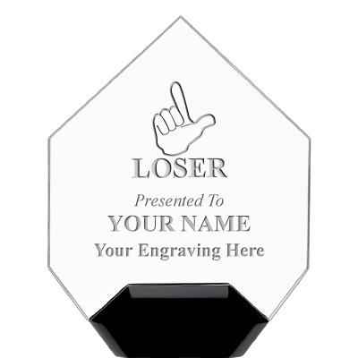 7" CREST DIAMOND ACRYLIC