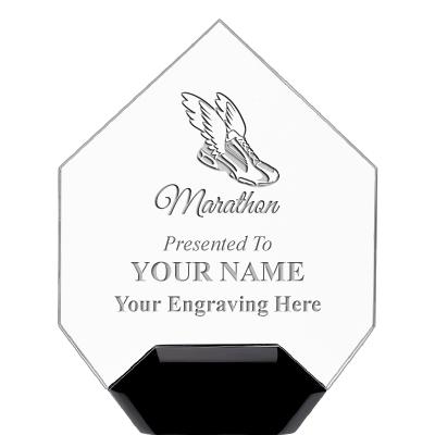 7" CREST DIAMOND ACRYLIC