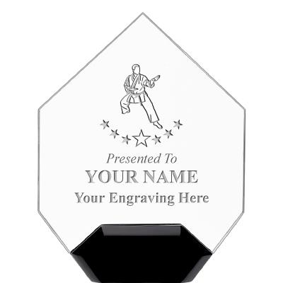 7" CREST DIAMOND ACRYLIC