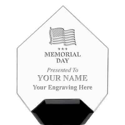 7" CREST DIAMOND ACRYLIC