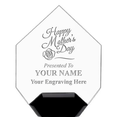 7" CREST DIAMOND ACRYLIC